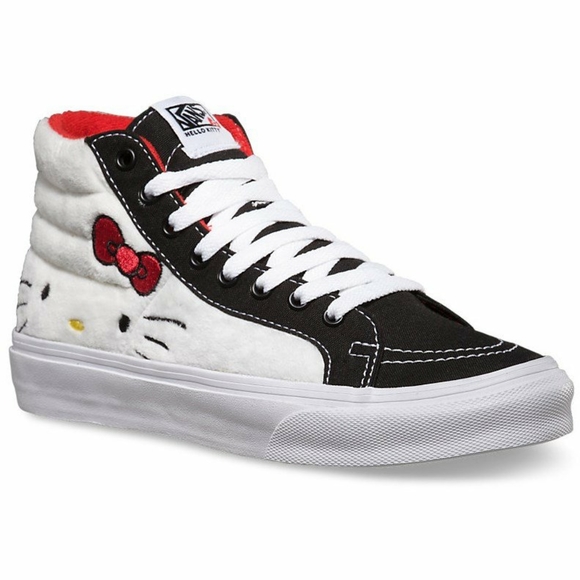 Vans Shoes - Vans, hello kitty high top, size 8.5